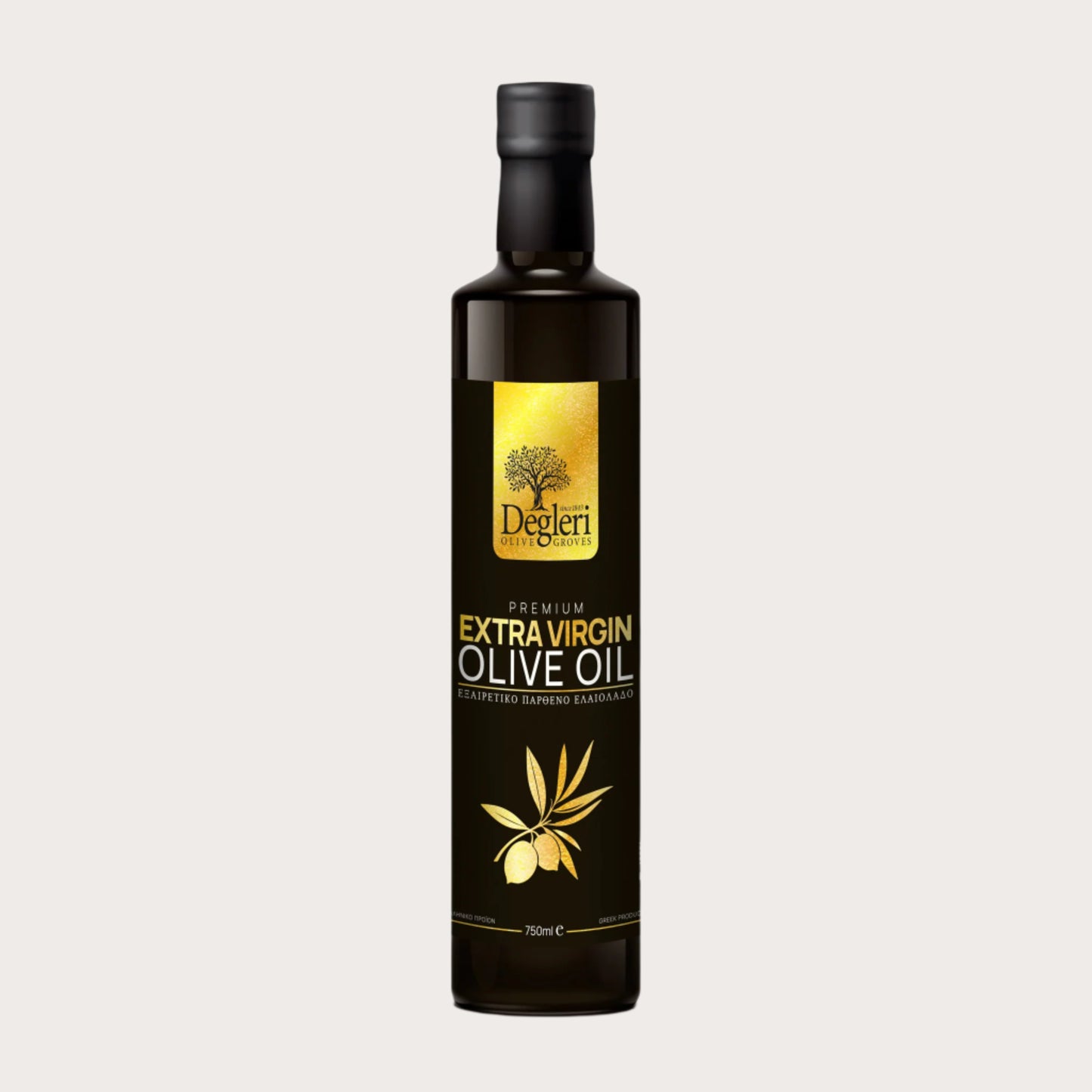 Degleri Premium Extra Virgin Olive Oil - 750ml Glass